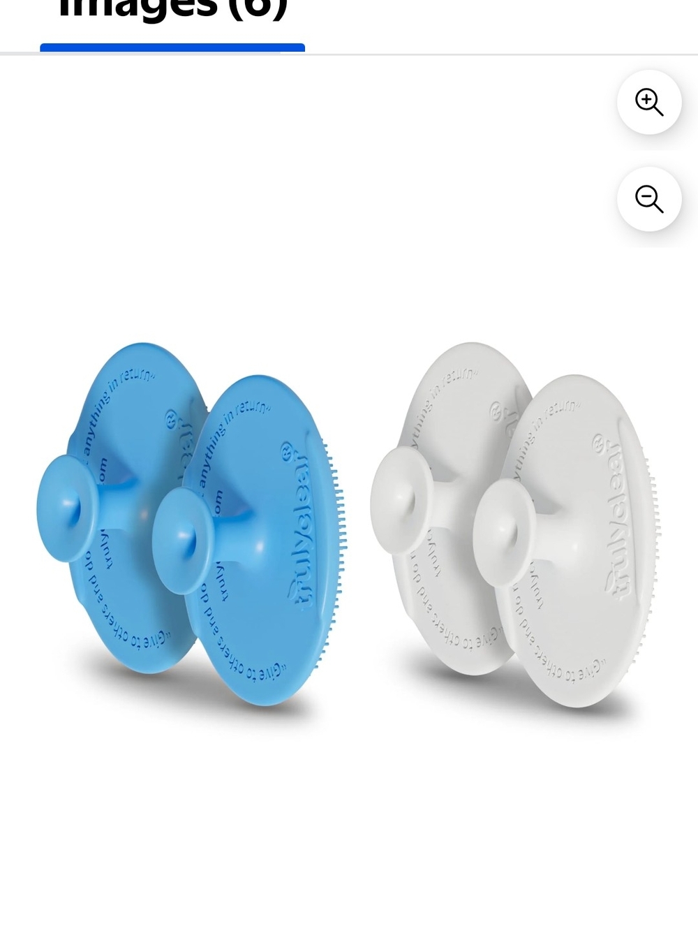 NEW Truly Clear Silicone Face Cleaning Exfoliate Pads White and Blue - Picture 8 of 8